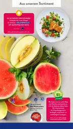 Gazetka promocyjna AldiSud - IN ZWEI WOCHEN - Gazetka - ważna od 06.08 do 06.08.2022 - strona 31 - produkty: aldi, decke, lebensmittel, melone, melonen, natur, obst, Obst und Gemüse, rezept, salat, Ti, Tofu, und gemüse, wasser, wassermelone, WICK