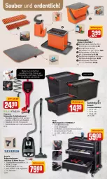 Gazetka promocyjna Rewe - Prospekte - Gazetka - ważna od 20.03 do 20.03.2022 - strona 31 - produkty: aktionspreis, Behälter, bodenstaubsauger, decke, Deckel, easymaxx, eis, kamera, küche, Küchen, led-licht, monitor, reis, ring, rwe, Schrank, schubladen, schwamm, Seife, seifenspender, severin, spiegel, Sport, spülmaschinen, staubsauger, Ti, wasser, werkzeug