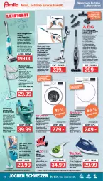 Gazetka promocyjna Famila - Prospekte - Gazetka - ważna od 18.06 do 18.06.2022 - strona 30 - produkty: Air Force, akku, aqua, aquastop, beleuchtung, bodenwischer, Brei, bügel, Bügeleisen, bürste, dampfbügeleisen, edelstahl, eimer, eis, elle, laminat, mikrofaser, möbel, Pinsel, reiniger, Reinigung, reis, rum, Saugwischer, staubsauger, Teleskop, teleskopstiel, teller, Ti, Tiere, Trockner, trommel, tuc, wasser, wassertank