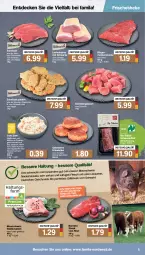 Gazetka promocyjna Famila - Prospekte - Gazetka - ważna od 18.06 do 18.06.2022 - strona 5 - produkty: bio, braten, decke, dell, eis, elle, filet, fleisch, frikadellen, gewürz, grill, gulasch, kotelett, Kraut, lachs, Lachsbraten, mac, Meister, mit zwiebeln, möhren, Nackensteak, nackensteaks, natur, pfanne, pfannen, reifen, rind, saft, Schal, Schale, schinken, schnitten, schnitzel, schwein, schweine, schweinefilet, steak, steaks, Ti, wein, weine, zwiebel, zwiebeln