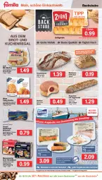 Gazetka promocyjna Famila - Prospekte - Gazetka - ważna od 18.06 do 18.06.2022 - strona 8 - produkty: backwaren, baguette, baguettes, berliner, beutel, brot, brötchen, burger, eis, Faktu, filet, Geflügel, hamburger, hamburger brötchen, karotten, korn, Kornbrot, kräuter, Krustenbrot, kuchen, lachs, mac, marinade, mestemacher, Muffin, muffins, Pumpernickel, regal, reis, Rotbarsch, rotbarschfilet, sesam, snack, snacks, spitzenqualität, stube, Ti, uhr, vollkornbrot, wasa, zucker