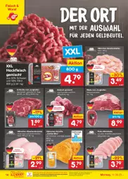 Gazetka promocyjna Netto Marken-Discount - Filial-Angebote - Gazetka - ważna od 16.09 do 16.09.2023 - strona 16 - produkty: bestpreis, beutel, cordon bleu, eis, entrecôte, filet, fleisch, geschnetzeltes, gulasch, hackfleisch, hackfleisch gemischt, Hähnchen-Oberkeulen, Hähnchengeschnetzeltes, jungbullen, Käse, natur, ndk, pute, reis, rind, schinken, schnitten, schwein, schwein und rind, steak, steaks, Ti, vom schwein und rind, wein, wurst, Zelt