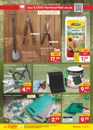 Gazetka promocyjna Netto Marken-Discount - Filial-Angebote - Gazetka - ważna od 16.09 do 16.09.2023 - strona 30 - produkty: bestpreis, blume, blumen, blumenerde, boss, Draht, eis, ente, erde, Garten, Gewebeplane, heckenschere, Holz, kissen, Klammern, Kniekissen, kraft, lamm, ndk, reis, säge, Schere, Spaten, Ti, wasser