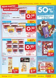 Gazetka promocyjna Netto Marken-Discount - Filial-Angebote - Gazetka - ważna od 16.09 do 16.09.2023 - strona 39 - produkty: angebot, Becher, beere, beeren, bestpreis, Dr. Oetker, eis, froop, himbeer, himbeere, himbeeren, ingwer, leine, Müller, müller froop, obst, reis, sauce, soja, sojasauce, Strudel, Sushi, Ti, wasa, ZTE