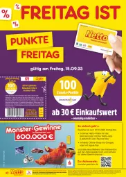 Gazetka promocyjna Netto Marken-Discount - Filial-Angebote - Gazetka - ważna od 16.09 do 16.09.2023 - strona 44 - produkty: Apple, bestpreis, buch, coupon, deutschlandcard, discount, eduscho, eis, erde, gewinnspiel, guthabenkarte, gutschein, gutscheine, mac, marken-discount, milch, monster, ndk, Rauch, reis, Tchibo, Ti