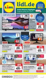 Gazetka promocyjna Lidl - Wochen-Highlights im Onlineshop - Gazetka - ważna od 01.01 do 01.01.2023 - strona 1 - produkty: Android TV, angebot, angebote, deo, dvb, eis, elle, HDMI, Laptop, Maus, monitor, ndk, netflix, reis, rel, ryzen, Schal, Schale, Sharp, soundbar, ssd, Subwoofer, Tastatur, telefon, Ti, tuner, uhd, uhr, usb