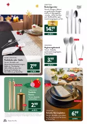 Gazetka promocyjna AldiSud - Vorfreude auf Weihnachten. - Gazetka - ważna od 24.12 do 24.12.2023 - strona 32 - produkty: alle artikel ohne dekoration, Anrichte, besteck, casa deco, Crofton, decke, dekoration, dell, dessert, eckgarnitur, elle, gabel, garnitur, gin, kaffee, kerze, latte, Läufer, LG, Löffel, messer, Mode, Ria, Servierplatten, spülmaschinen, Ti, tisch, tischdecke, tischläufer, ZTE