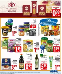 Gazetka promocyjna Edeka - Prospekte - Gazetka - ważna od 08.03 do 08.03.2025 - strona 13 - produkty: auer, barilla, Becher, beef, bio, corned beef, dell, eintopf, eis, essig, flasche, gurke, gurken, hengstenberg, Hengstenberg Gurken, hühner, Kraut, maggi, maggi fix, mayonnaise, Meister, nudel, pasta, pesto, ravioli, remoulade, rotkohl, sauce, saucen, Sauerkraut, Spezi, thomy, topf, Yo, ZTE