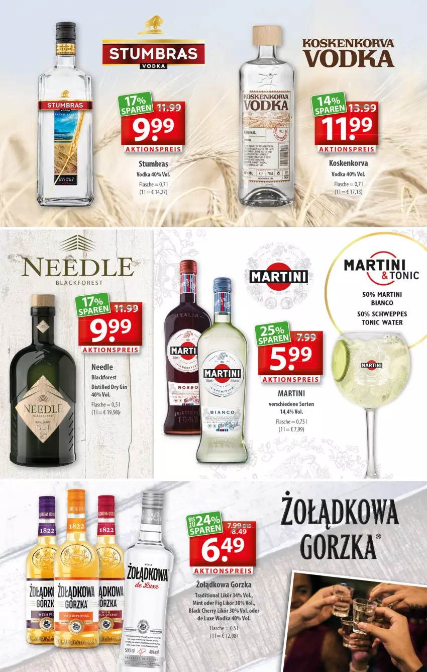 Aktueller Prospekt Getraenkeland - von 21.03 bis 02.04.2022 - strona 7 - produkty: aktionspreis, dry gin, eis, flasche, gin, lack, likör, mac, martini, mint, reis, schweppes, Ti, tonic, tonic water, vodka, wodka