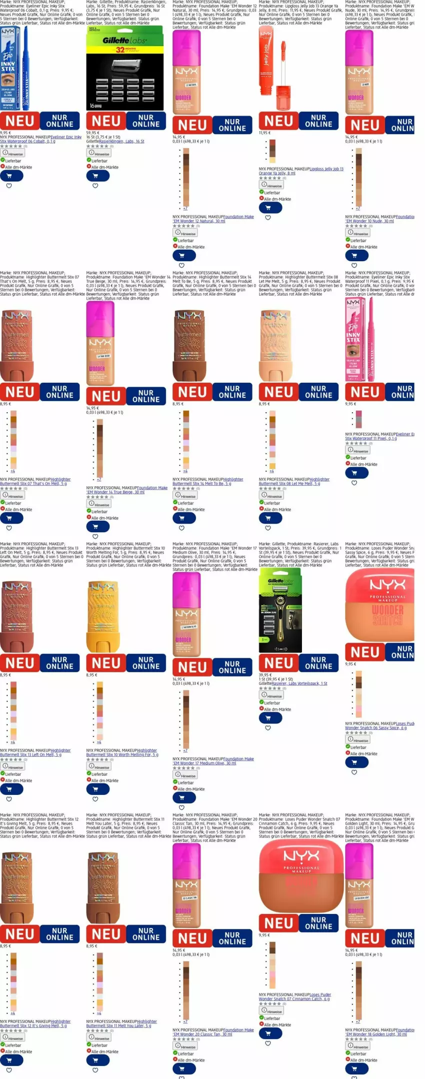 Aktueller Prospekt Dm Drogerie - Prospekte - von 29.12.2026 bis 07.01.2027 - strona 3 - produkty: butter, cin, eis, Eyeliner, gillette, Lipgloss, natur, natura, orange, rasierer, Rasierklinge, rasierklingen, reis, rwe, ssd, tee, Ti, Yo