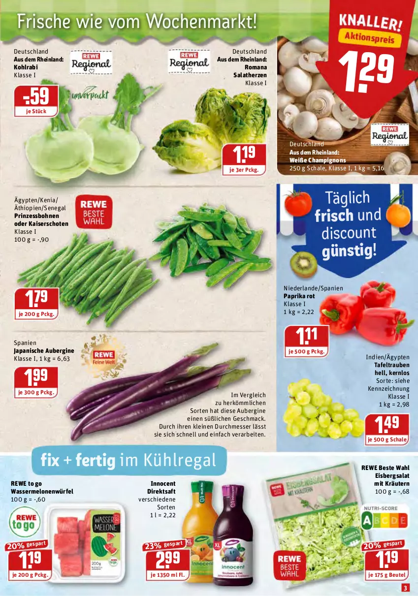 Aktueller Prospekt Rewe - Diese Woche im Angebot! - von 14.06 bis 19.06.2021 - strona 3