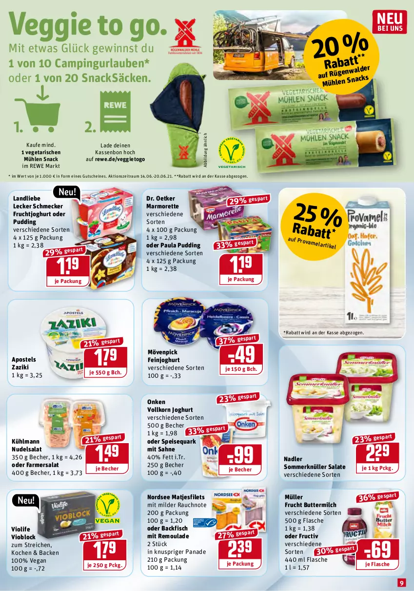 Aktueller Prospekt Rewe - Diese Woche im Angebot! - von 14.06 bis 19.06.2021 - strona 9