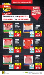 Gazetka promocyjna Lidl - Aktionsprospekt - Gazetka - ważna od 28.05 do 28.05.2022 - strona 4 - produkty: bier, bierschinken, Brühwurst, dulano, eis, hinterschinken, lyoner, ndk, reis, Rohwurst, Schal, Schale, schinken, Ti, wurst, Yo