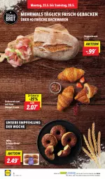 Gazetka promocyjna Lidl - Aktionsprospekt - Gazetka - ważna od 28.05 do 28.05.2022 - strona 6 - produkty: backwaren, brot, butter, creme, Croissant, Donut, frische backwaren, geback, milka, ndk, nuss, Schal, Schale, schoko, Ti