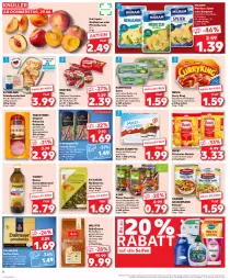 Gazetka promocyjna Kaufland - Prospekt - Gazetka - ważna od 05.07 do 05.07.2023 - strona 2 - produkty: angebot, auer, babybel, basilikum, Becher, bellacrema, beutel, bio, blume, blumen, blumenöl, bohne, bohnen, butter, creme, curry, currywurst, d'oro, dallmayr, eier, eintopf, eis, gewürz, gin, halbfester schnittkäse, honig, kaffee, kaffee-pads, Käse, kerrygold, kerrygold extra, knoblauch, krakauer, Kürbis, kürbiskerne, meica, melitta, milch, milch-schnitte, milram, Mini-Salami, mit zwiebeln, natur, Nektar, nektarinen, nektarinen oder, nudel, nudeln, nuss, oder pfirsiche, pfirsich, pfirsiche, pizza, prodomo, purland, rapsöl, röstkaffee, saft, salami, salz, sauce, Schal, Schale, schinken, schinkenschnitzel, schnittkäse, schnitzel, Seife, snack, sonnenblume, sonnenblumen, sonnenblumenöl, Spezi, Streichzart, Sylter, thomy, Ti, tomate, tomaten, topf, vita, walnuss, wurst, ZTE, zwiebel, zwiebeln