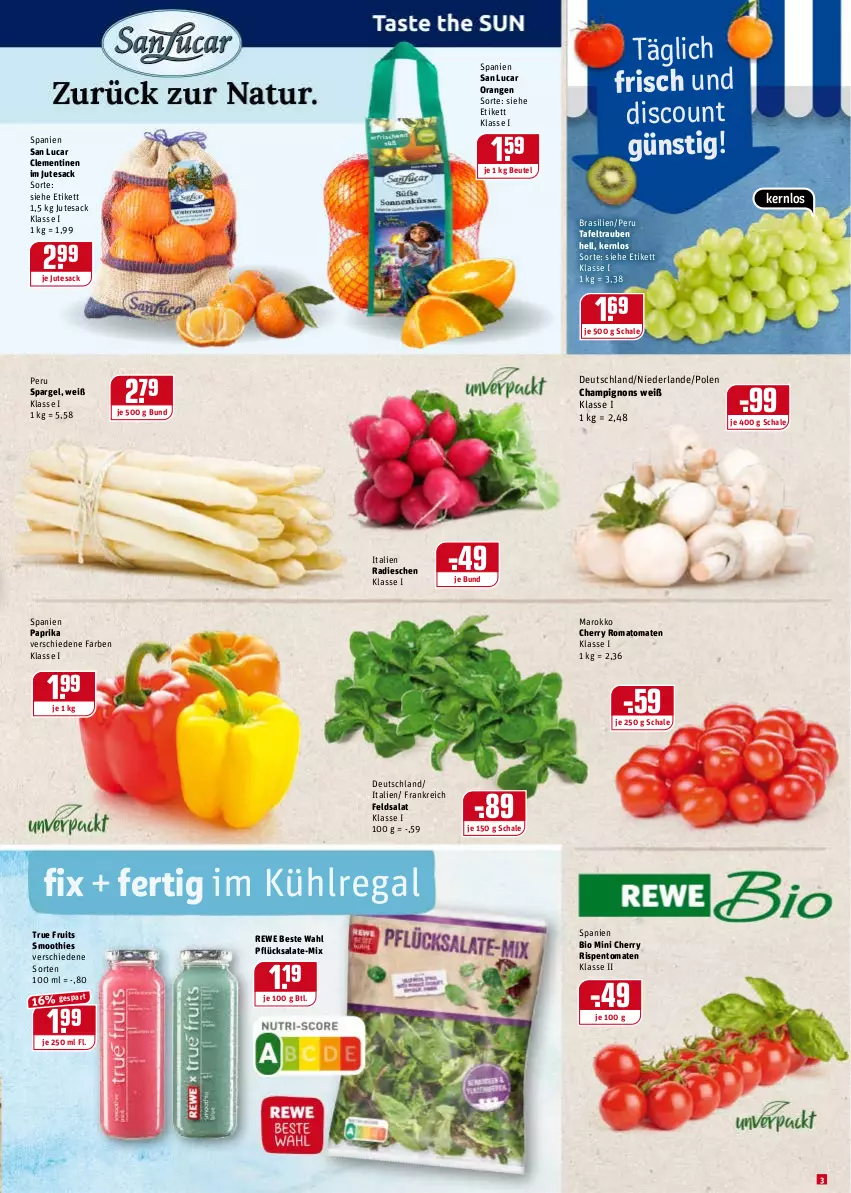 Aktueller Prospekt Rewe - Diese Woche im Angebot! - von 29.11 bis 04.12.2021 - strona 3