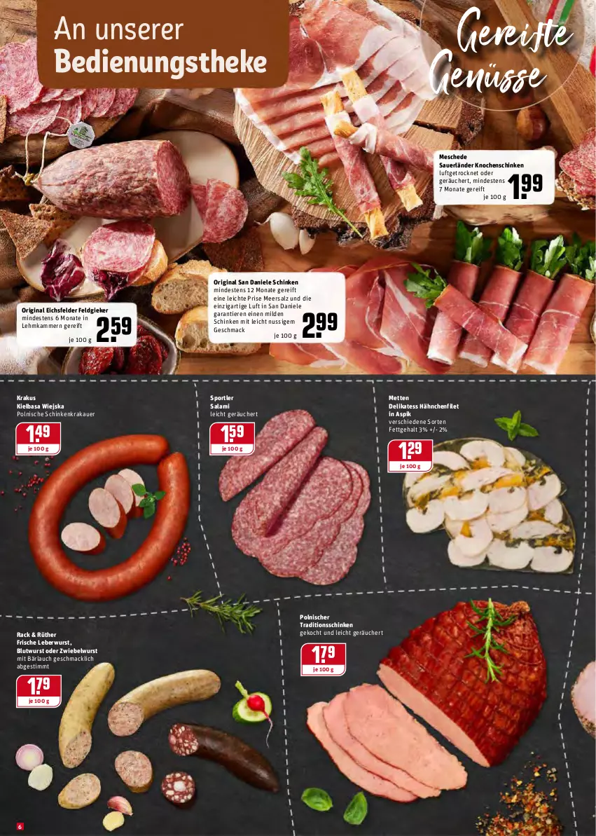 Aktueller Prospekt Rewe - Diese Woche im Angebot! - von 29.11 bis 04.12.2021 - strona 6