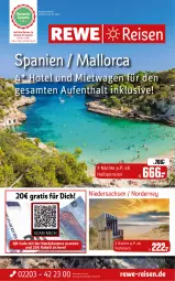 Gazetka promocyjna Rewe Reisen - Reiseprospekt - Gazetka - ważna od 26.01 do 26.01.2024 - strona 1 - produkty: bestpreis, eis, Handy, kamera, reis, sac, Ti, uhr