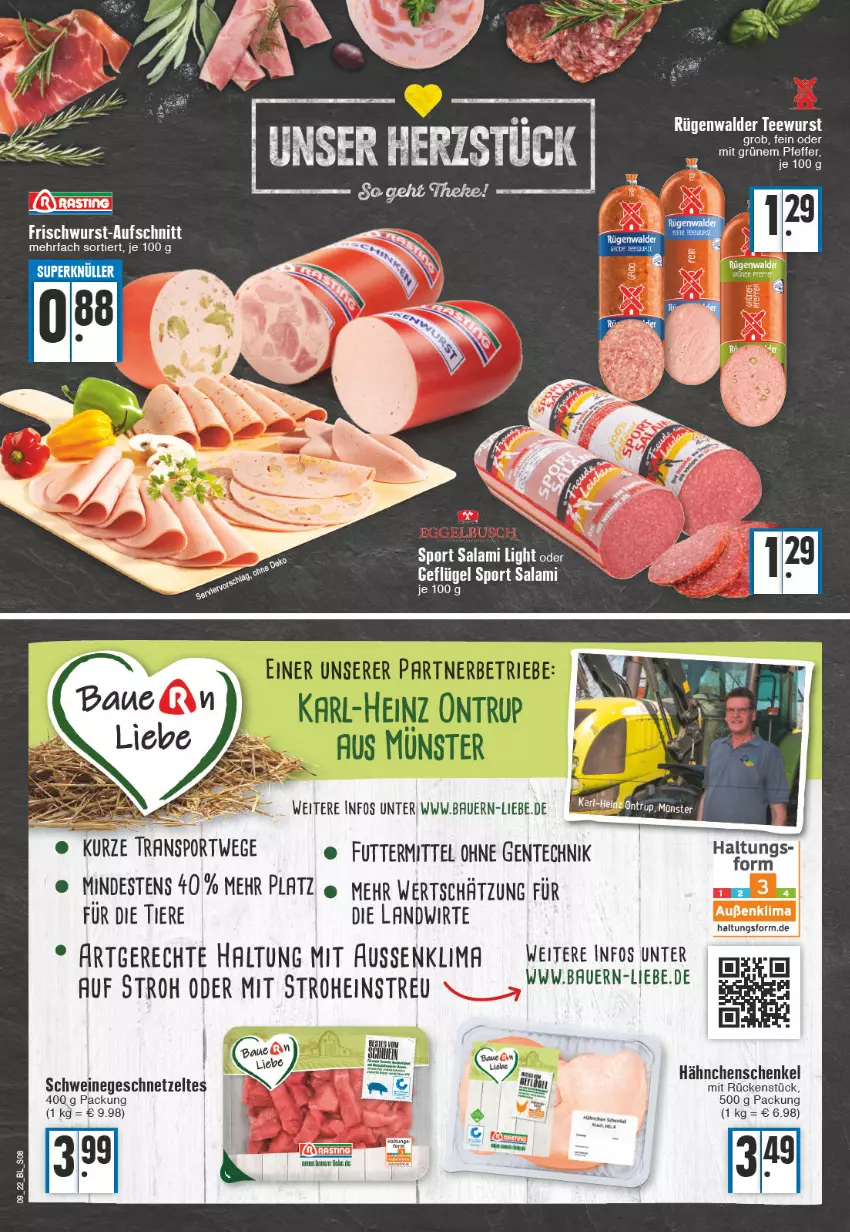 Aktueller Prospekt Edeka - Angebote der Woche - von 28.02 bis 05.03.2022 - strona 8 - produkty: asti, ente, Geflügel, geschnetzeltes, hähnchenschenkel, henkel, pfeffer, salami, schenkel, schwein, schweine, Sport, Ti, Tiere, wein, weine, Zelt