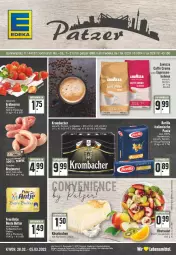 Gazetka promocyjna Edeka - Angebote der Woche - Gazetka - ważna od 05.03 do 05.03.2022 - strona 1 - produkty: Astra, beere, beeren, beste butter, beutel, bohne, bohnen, bratwurst, butter, caffe, chili, deka, elle, erdbeere, erdbeeren, espresso, hartweizen, Käse, käsekuchen, krombache, krombacher, kuchen, lavazza, lebensmittel, oder espresso, raffaello, salat, wurst