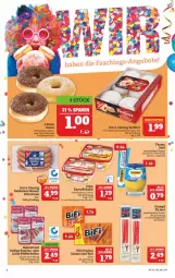Gazetka promocyjna Marktkauf - Prospekt - Gazetka - ważna od 26.02 do 26.02.2022 - strona 4 - produkty: berliner, bifi, delikatess senf, Donut, frucht, gin, kartoffel, kartoffelsalat, konfitüre, konfitüre extra, paprika, pfeffer, Pfefferbeißer, Popp, salami, salat, senf, thomy, Ti, wiener, würstchen, zucker