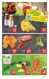 Gazetka promocyjna Marktkauf - Prospekt - Gazetka - ważna od 26.02 do 26.02.2022 - strona 8 - produkty: avocado, banane, bananen, bio, deka, edeka bio, eis, flasche, gurke, Innocent, kartoffel, kartoffeln, LG, mango, orange, orangen, salat, Salatgurke, sim, smoothie, speisekartoffeln, Speisezwiebeln, Ti, zwiebel, zwiebeln