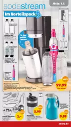 Gazetka promocyjna Penny - Prospekte - Gazetka - ważna od 05.03 do 05.03.2022 - strona 23 - produkty: Becher, edelstahl, elle, flasche, getränk, getränke, glasflasche, isolierkanne, küche, Küchen, Küchenhelfer, Liege, pet-flasche, pet-flaschen, Soda, sodastream, Ti, tisch, wasser