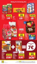 Gazetka promocyjna Lidl - Aktionsprospekt - Gazetka - ważna od 20.04 do 20.04.2024 - strona 12 - produkty: angebot, Cap, coupon, drink, elle, fusion5, gillette, karamalz, mac, mach3, malz, ndk, nestlé, oro di parma, rama, Schal, Schale, Sport, teller, Ti, tomate, tomaten