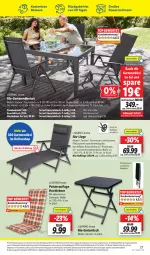 Gazetka promocyjna Lidl - Aktionsprospekt - Gazetka - ważna od 20.04 do 20.04.2024 - strona 35 - produkty: auer, auto, dell, eimer, eis, erde, Garten, gartenmöbel, gartentisch, Kette, korb, Liege, messer, möbel, Mode, reis, Spezi, Ti, tisch