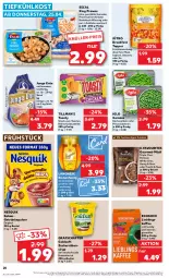 Gazetka promocyjna Kaufland - Prospekt - Gazetka - ważna od 30.04 do 30.04.2024 - strona 20 - produkty: angebot, aufstrich, Becher, beutel, Blüte, bohne, bohnen, brot, brotaufstrich, brustfilet, dessert, desserts, eduscho, eis, ente, erbsen, escal, filet, frucht, früchte, garnelen, Garten, gartenerbsen, getränk, getränke, getränkepulver, gin, goldsaft, grafschafter, hähnchenbrust, hähnchenbrustfilet, himbeer, honig, iglo, joghur, joghurt, kaffee, kakao, knoblauch, kräuter, langnese, müsli, nesquik, nuss, prawns, prinzessbohnen, saft, salz, sirup, snack, Ti, tiefkühlkost, Tillman's, toast, toasty, topper, ZTE, zucker