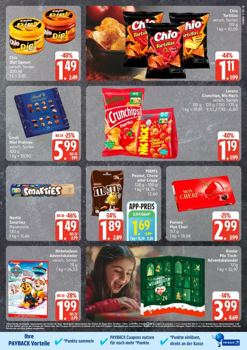 Aktueller Prospekt Edeka - Prospekte - von 27.10 bis 01.11.2025 - strona 15 - produkty: coupon, coupons, deka, nuss, payback, Ti