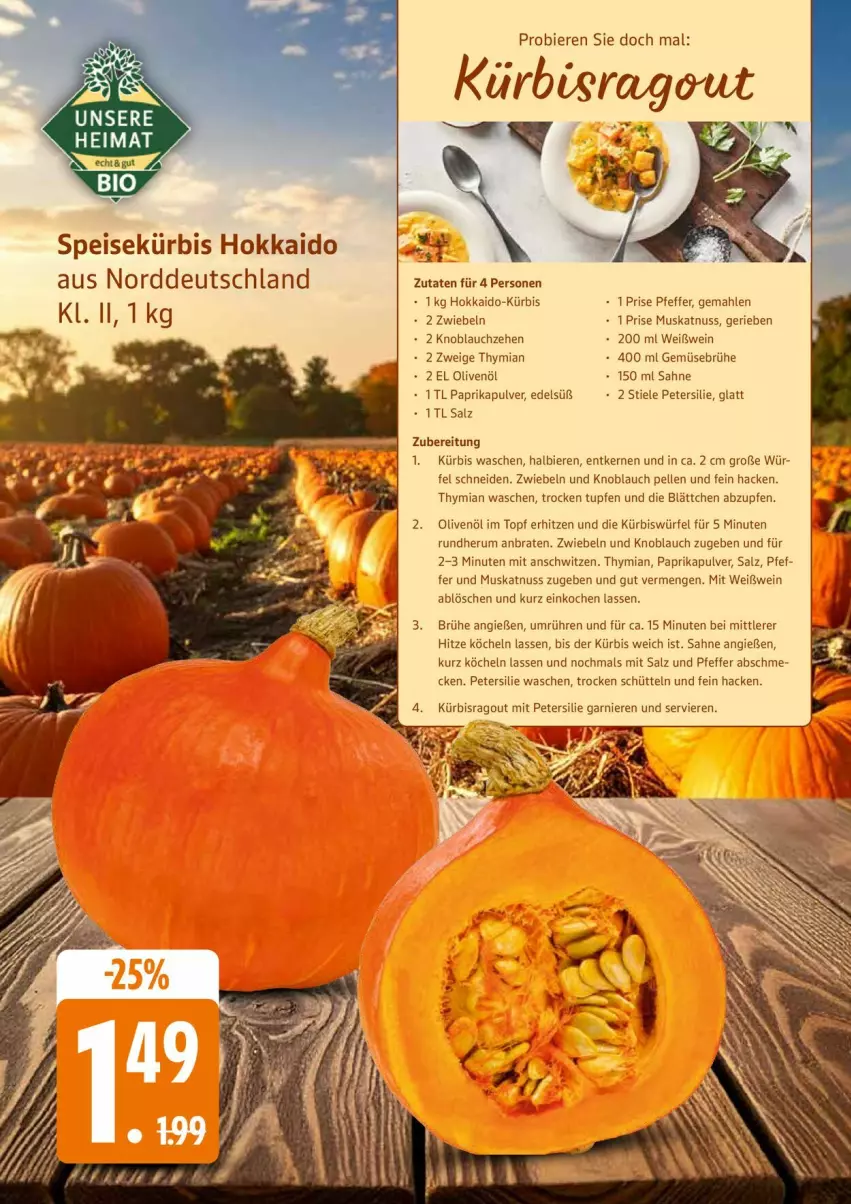 Aktueller Prospekt Edeka - Prospekte - von 27.10 bis 01.11.2025 - strona 21 - produkty: bier, Biere, braten, Brühe, eis, elle, garnier, Gemüsebrühe, knoblauch, Kürbis, Muskatnuss, nuss, olive, oliven, olivenöl, paprika, petersilie, pfeffer, Ragout, rum, sahne, salz, Ti, topf, wein, Weißwein, würfel, zwiebel, zwiebeln