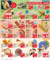 Gazetka promocyjna Kaufland - Prospekt - Gazetka - ważna od 27.03 do 27.03.2024 - strona 11 - produkty: ammerländer, angebot, angebote, antipasti, aqua, asti, auer, Bau, Bauer, bavaria blu, bergader, braten, burger, butter, butterkäse, Cap, creme, curry, doppelrahmstufe, eis, elle, emmentaler, filet, fisch, fischtheke, fleisch, fleischkäse, forelle, frischkäse, garnelen, geback, genovese, gin, hartkäse, HP, Kalbsleber, Kalbsleberwurst, Käse, käsetheke, kirsch, kohlrabi, kokos, kräuter, lachs, lachsfilet, leberkäs, leberkäse, leberwurst, Mantel, maracuja, merl, Mett, mettwurst, milch, Neuburger, nuss, Ofen, paprika, Pecorino, pesto, pizza, reis, rel, rezept, rezepte, Ria, rind, rindfleisch, Rohwurst, Rotbarsch, saft, sahne, salat, schinken, schnitten, schnittkäse, schwein, schweine, schweinefleisch, Spezi, südtiroler, Ti, tisch, Trüffel, weichkäse, wein, weine, wiener, wiesbauer, wurst, wursttheke, zwiebel, zwiebelmettwurst, zwiebeln