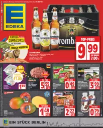 Gazetka promocyjna Edeka - Angebote der Woche - Gazetka - ważna od 02.09 do 02.09.2023 - strona 1 - produkty: ACC, alkohol, angebot, angebotspreis, Becher, bolognese, braten, chia, classico, deka, deutschlandcard, die ofenfrische, eis, ente, erde, espresso, flasche, fleisch, fleischsalat, gewürz, jacobs, kaffee, kaffeemaschine, krombache, krombacher, latte, latte macchiato, LG, lungo, mac, macchiato, mango, Müller, nespresso, Ofen, pizza, reis, rind, rinder, rwe, salami, salat, schwein, schweine, sim, spaghetti, spaghetti bolognese, tassimo, Ti, top-preis, tradizionale, wein, weine, ZTE