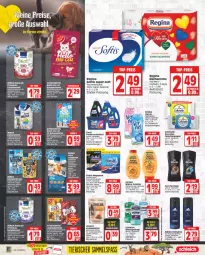 Gazetka promocyjna Edeka - Angebote der Woche - Gazetka - ważna od 02.09 do 02.09.2023 - strona 14 - produkty: Adidas, aeg, alleinfuttermittel, arla, asti, axe, axe duschgel, beutel, Coral, deka, deo, deospray, duschgel, eier, eis, feinwaschmittel, Finish, flasche, garnier, geschirr, gin, henkel, honig, katzenfutter, katzenmilch, küche, Küchen, küchenrolle, listerine, maschinenreiniger, milch, mundspülung, natur, natura, papier, reiniger, reis, shampoo, shampoo oder spülung, spülung, Tasche, taschen, taschentücher, Ti, tücher, vernel, Wahre Schätze, waschmittel, weichspüler, ZTE