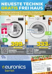Gazetka promocyjna Euronics - Prospekte - Gazetka - ważna od 07.12 do 07.12.2024 - strona 1 - produkty: eis, ente, leine, LG, reis, rum, Ti, Trockner, wärmepumpentrockner