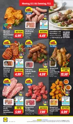 Gazetka promocyjna Lidl - Aktionsprospekt - Gazetka - ważna od 11.05 do 11.05.2024 - strona 10 - produkty: bratwurst, cevapcici, chicken nuggets, dip, eis, filet, filets, gewürz, grill, grobe bratwurst, gulasch, jungbullen, kartoffel, kartoffeln, kotelett, lamm, Lammfilets, marinade, Meister, minutenschnitzel, nackenkoteletts, ndk, nuggets, preisvorteil, pute, Putenhacksteak, reis, rezept, rezepte, rind, rinder, rindergulasch, Schal, Schale, schnitzel, schwein, schweine, schweinenacken, steak, steaks, Ti, wein, weine, wiesenhof, wurst