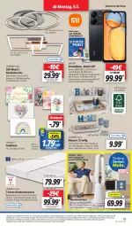 Gazetka promocyjna Lidl - Aktionsprospekt - Gazetka - ważna od 11.05 do 11.05.2024 - strona 21 - produkty: akku, angebot, Betriebssystem, coupon, decke, deckenleuchte, Dekostern, dell, eis, Elan, fisch, fische, Gläser, kamera, Leuchte, matratze, matratzen, Mode, Muscheln, Persona, Reinigung, reis, rel, Ria, Schal, schnitten, Schriftzug, silvercrest, sim, smartphone, standventilator, tablet, tablett, tee, Teelicht, Ti, timer, ventilator, ZTE