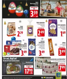 Gazetka promocyjna Edeka - Prospekte - Gazetka - ważna od 01.11 do 01.11.2025 - strona 23 - produkty: Adventskalender, beutel, brezel, Brezeln, butter, deka, Dominosteine, eis, gewürz, Kinder, kuchen, Lebkuchen, milch, rwe, Schal, Schale, Ti, tisch, toffifee, uhr, vollmilch, Yo