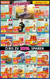 Gazetka promocyjna Norma - Norma - Gazetka - ważna od 10.03 do 10.03.2025 - strona 10 - produkty: Ajvar, auer, aufschnitt, Beskada, Cabanossi, chili, creme, decke, Deckel, Doppelkekse, eis, ente, erdnuss, fisch, flasche, fleisch, gewürz, gin, gulasch, Gulaschcreme, ilag, kakao, keks, kekse, ketchup, knoblauch, kokos, kokosnuss, krakauer, kräuter, kräuterlikör, kühlregal, landschinken, latte, likör, mac, milch, Muscheln, nuss, obst, paprika, pflaume, pflaumen, regal, sahne, salami, sandwich, Sardinen, schinken, schinkenwurst, schoko, schokolade, schwein, schweine, schweinefleisch, Speck, Spezi, Sprotten, Ti, Ungarische Salami, vodka, vollmilch, waffeln, wein, weine, wurst, würstchen, zwiebel