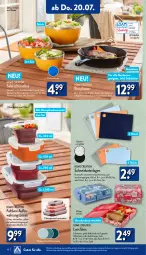 Gazetka promocyjna Aldi Nord - Von Montag - Gazetka - ważna od 22.07 do 22.07.2023 - strona 16 - produkty: aufbewahrungsbox, braten, bratpfanne, dell, edelstahl, eis, elle, fleisch, gin, herdarten, leine, LG, lunchbox, mikrowelle, Mode, pfanne, Pfau, Ria, saft, salat, Schal, Schale, schüssel, slip, Ti, tisch, ZTE