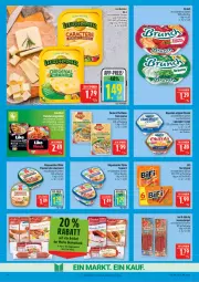 Gazetka promocyjna Marktkauf - Prospekt - Gazetka - ważna od 07.02 do 07.02.2026 - strona 20 - produkty: Alpenhain, Becher, bifi, camembert, camembert creme, creme, eis, filet, filets, gin, Käse, leberwurst, leerdammer, obazda, Pommersche, reifen, reis, rügenwalder, rügenwalder mühle, tee, teewurst, Ti, wurst, ZTE