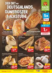 Gazetka promocyjna Netto Marken-Discount - Filial-Angebote - Gazetka - ważna od 10.06 do 10.06.2023 - strona 19 - produkty: angebot, backofen, baguette, basilikum, bestpreis, brot, butter, Croissant, eis, frucht, geback, Holz, Käse, käsescheiben, Laugeneck, mehl, natur, Ofen, pizza, reis, schinken, steinofen, stube, Ti, weizenmischbrot, ZTE