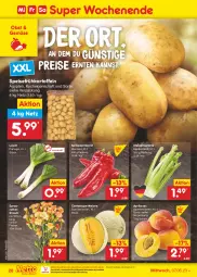 Gazetka promocyjna Netto Marken-Discount - Filial-Angebote - Gazetka - ważna od 10.06 do 10.06.2023 - strona 28 - produkty: aprikose, aprikosen, asti, bestpreis, Cantaloupe-melone, eis, elle, Frühkartoffeln, kartoffel, kartoffeln, melone, ndk, obst, paprika, paprika rot, reis, Schal, Schale, speisefrühkartoffeln, Spitzpaprika, stauden, Ti