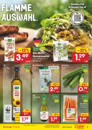 Gazetka promocyjna Netto Marken-Discount - Filial-Angebote - Gazetka - ważna od 10.06 do 10.06.2023 - strona 9 - produkty: angebot, apfel, bestpreis, beutel, bio, blume, blumen, blumenöl, discount, eis, essig, grill, gurke, gurken, Kürbis, kürbiskerne, lamm, möhren, reis, rezept, rezepte, Romanasalat, salat, sonnenblume, sonnenblumen, sonnenblumenöl, Ti, ZTE