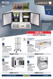 Gazetka promocyjna Metro - GastroJournal - Gazetka - ważna od 07.02 do 07.02.2024 - strona 31 - produkty: aust, auto, backofen, Behälter, beleuchtung, edelstahl, eis, eiswürfel, eiswürfelbereiter, elle, Glastür, grill, kühlschrank, laufräder, Metro, Ofen, Ria, Schrank, Sport, teller, Ti, tisch, Transportwagen, vitrine, würfel