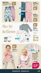 Gazetka promocyjna Netto - Woche 6 - Gazetka - ważna od 11.02 do 11.02.2023 - strona 11 - produkty: Bau, baumwolle, body, hose, hosen, kleid, Lätzche, leine, LG, Ria, shirt, shirts, socken, Strampler, T-Shirt, wolle