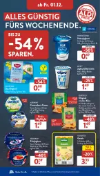 Gazetka promocyjna AldiSud - NÄCHSTE WOCHE - Gazetka - ważna od 02.12 do 02.12.2023 - strona 36 - produkty: Alpenhain, alpro, Becher, burger, camembert, cheddar, creme, deli reform, eis, feinjoghurt, gin, gouda, joghur, joghurt, Käse, kerrygold, maracuja, mövenpick, natur, naturjoghurt, pfirsich, reis, Ti, weihenstephan