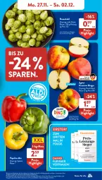 Gazetka promocyjna AldiSud - NÄCHSTE WOCHE - Gazetka - ważna od 02.12 do 02.12.2023 - strona 5 - produkty: aldi, alle artikel ohne dekoration, dekoration, eis, lebensmittel, LG, paprika, Rauch, reis, rosen, Rosenkohl, rum, Tasche, Ti, Yo, ZTE