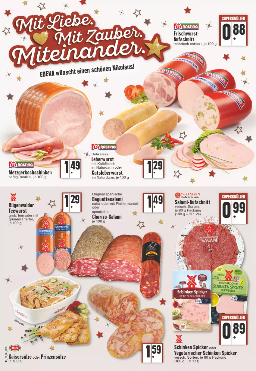 Aktueller Prospekt Edeka - Angebote der Woche - von 29.11 bis 04.12.2021 - strona 8